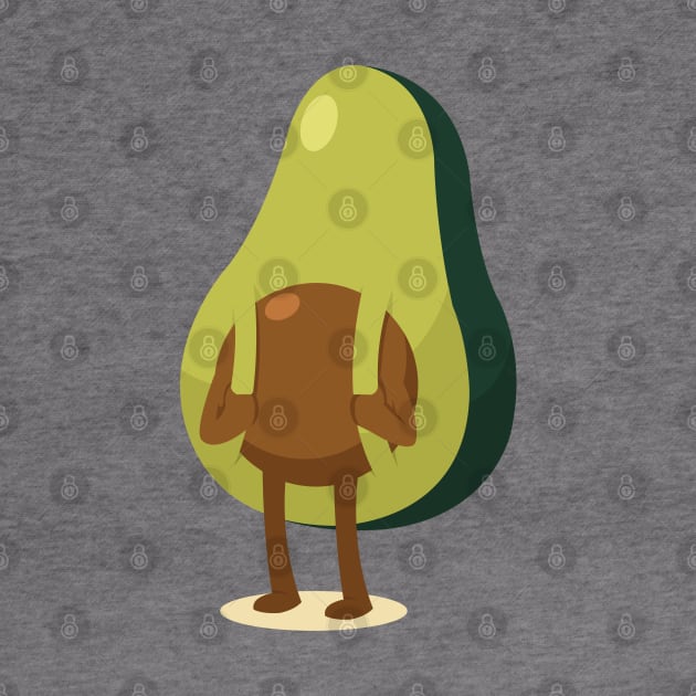 Funny Avocado Backpacker by Shirtbubble